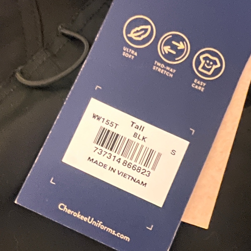 2 New Tall Small Scrub Pants - Picture 2 of 5